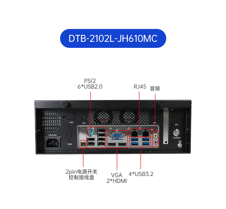 酷睿12/13代壁掛式工控機,支持三顯工業服務器,DT-5206-JH610MC.png
