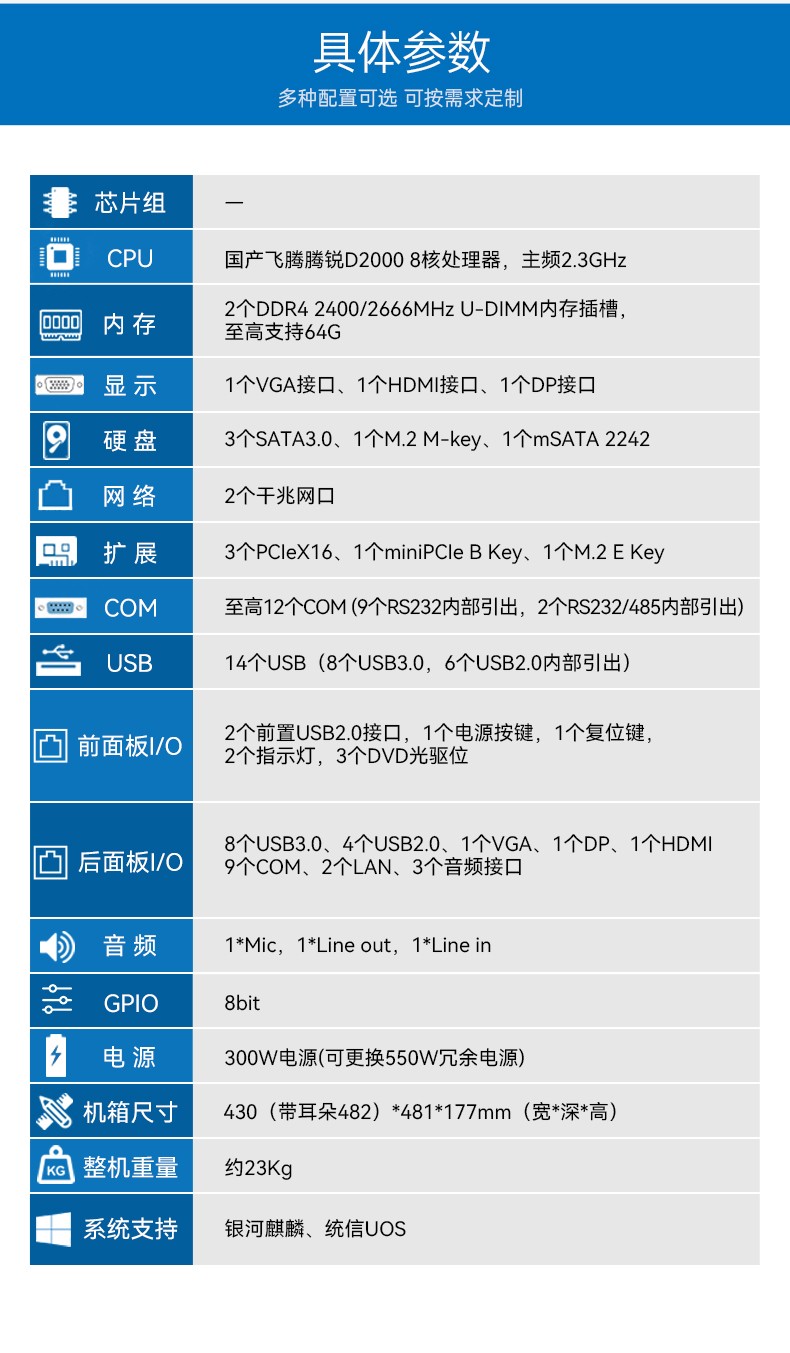 飛騰D2000國產化工控機,可信計算3.0,工業自動化控制主機,DT-610L-TD2KMB.jpg