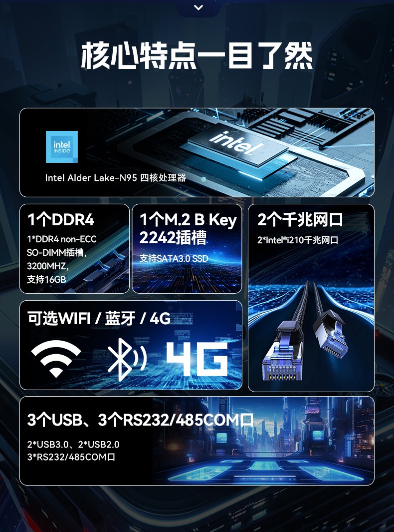 無風扇嵌入式工控機,AGV機器人工控推薦方案,DTB-3069-N95.jpg
